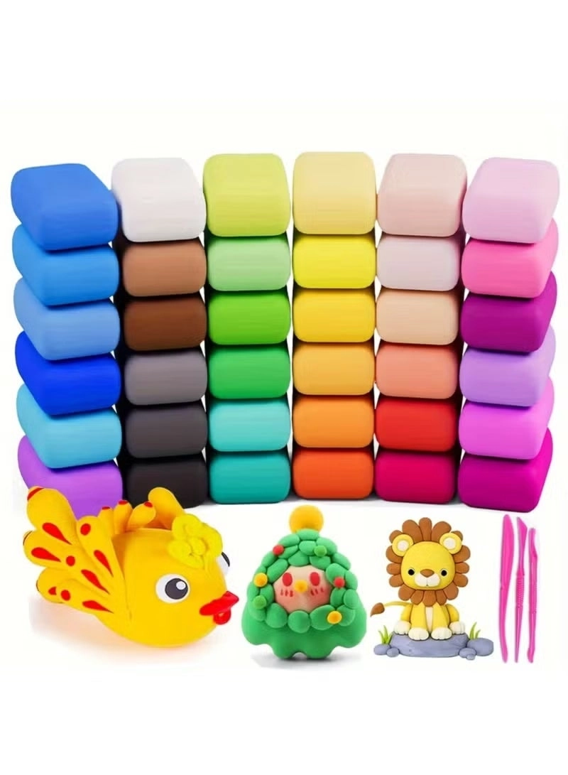 Air Dry Clay Craft Kit - 48 PC Soft Modeling Foam