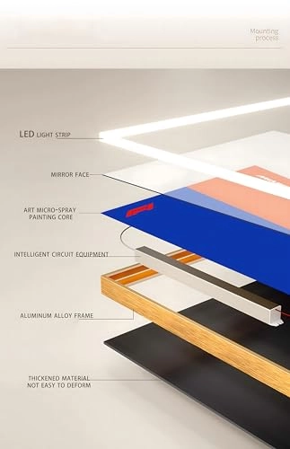Display Wallboard - for LEGO 42083 Bugatti with Light