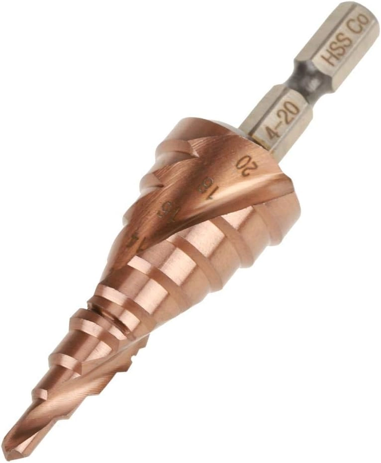 Step Drill Bit - HSS4241 + cobalt 1Pcs 4-22mm