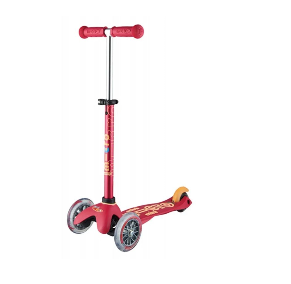 Mini 3 in 1 Deluxe Eco 3-Wheel Kick Scooter – 120mm LED + Seat