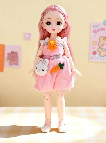 Princess Dress Doll - 30 cm Plastic