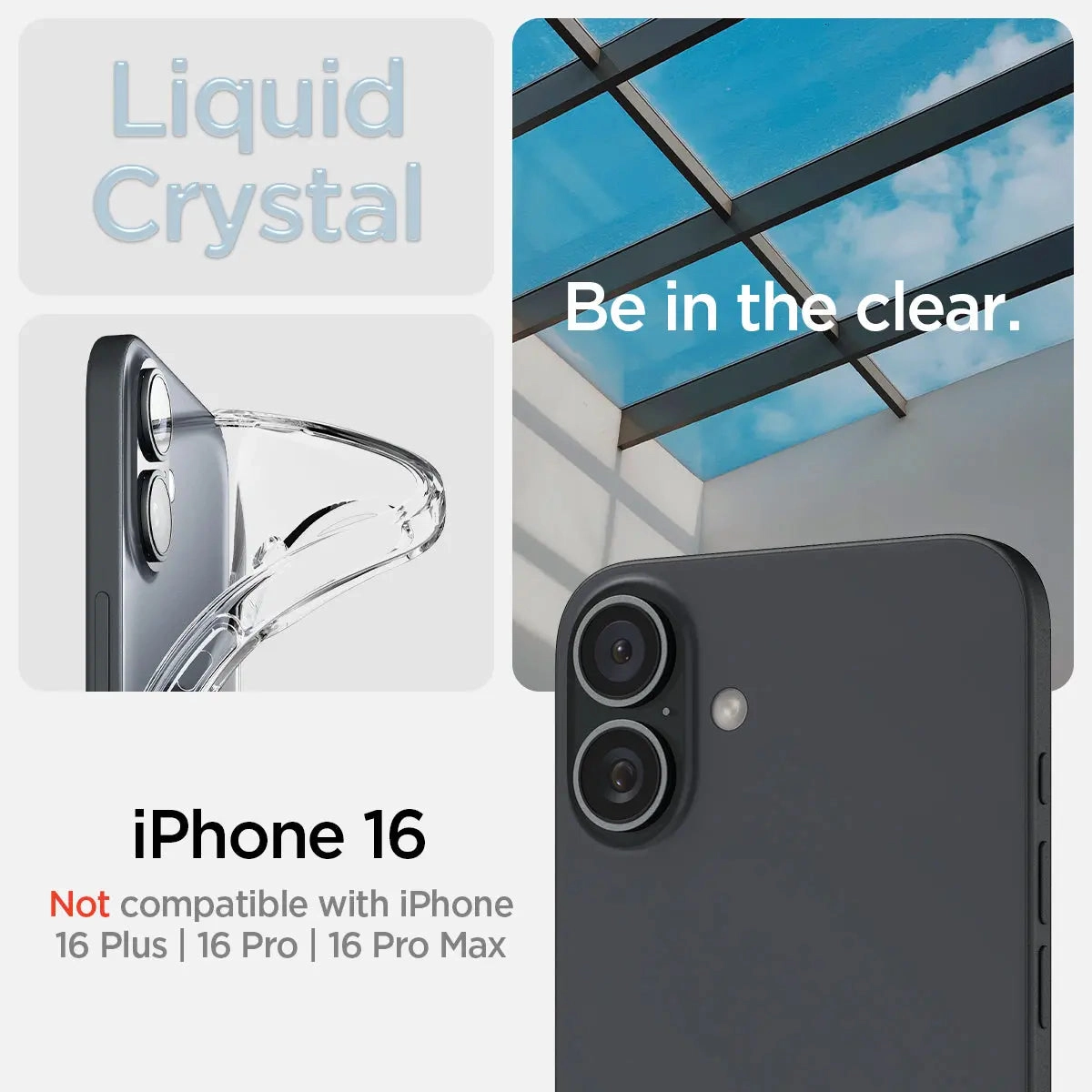 Liquid Crystal MagFit Clear Case with MagSafe for iPhone 16 Pro Max