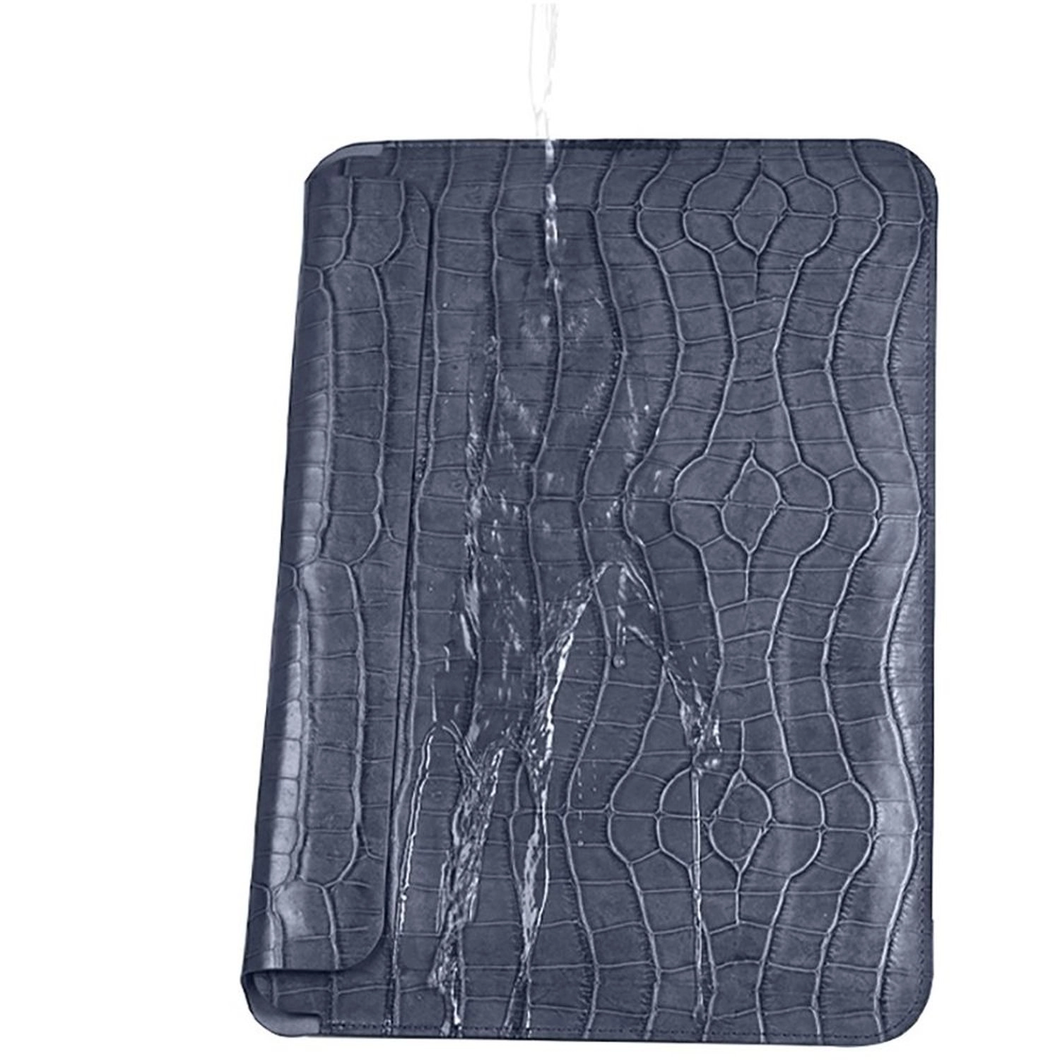 Skin Croco Genuine Leather Sleeve Laptop Sleeve for 14.2-Inch Laptop