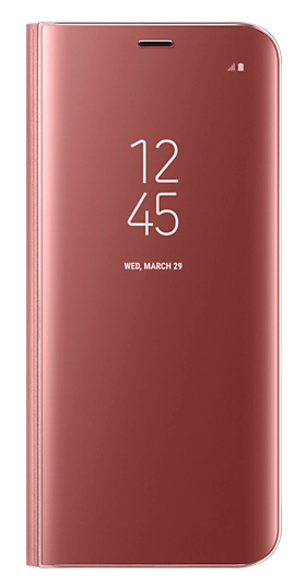 Clear View Standing Cover - Pink for Galaxy S8