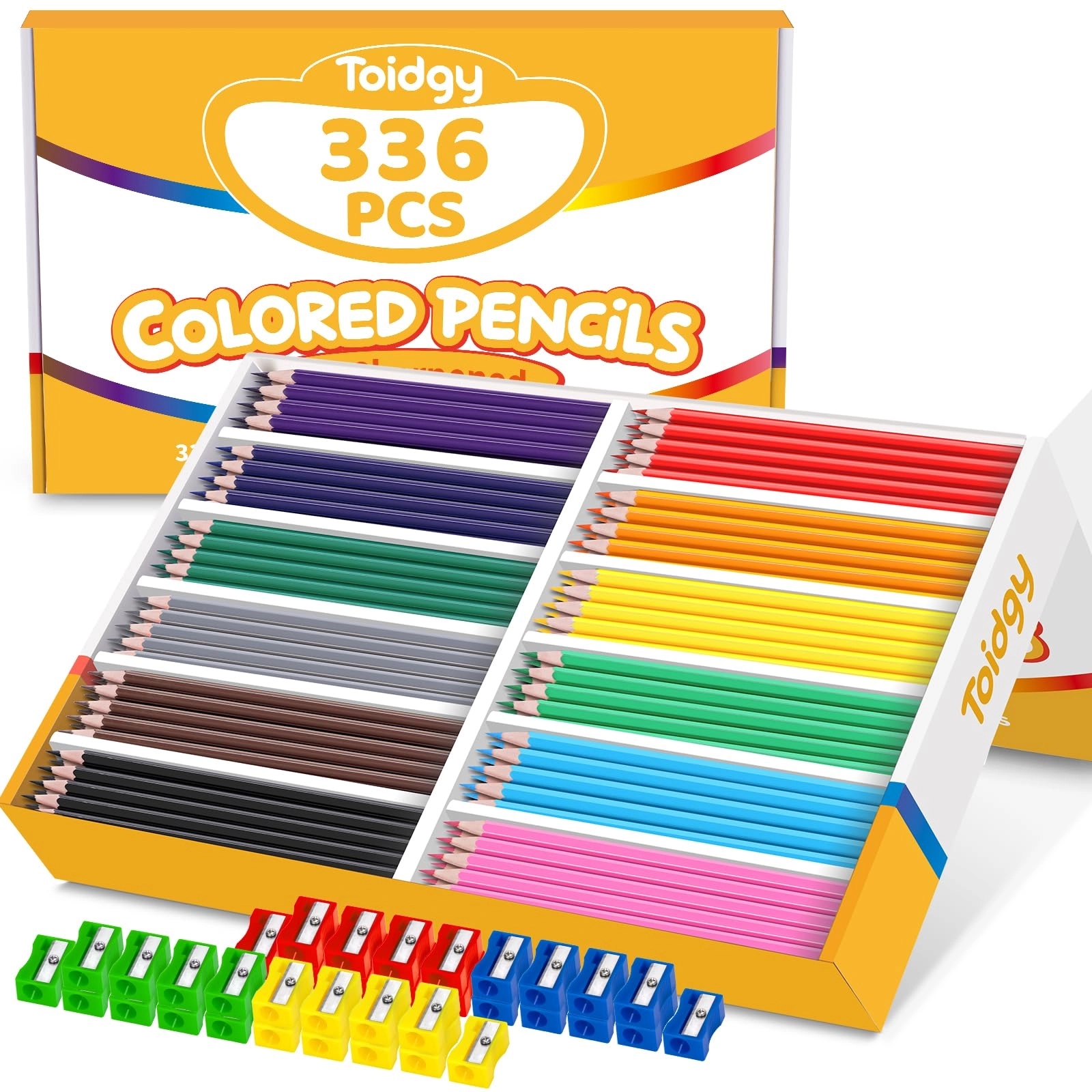 Colored Pencils - 12 Assorted Colors