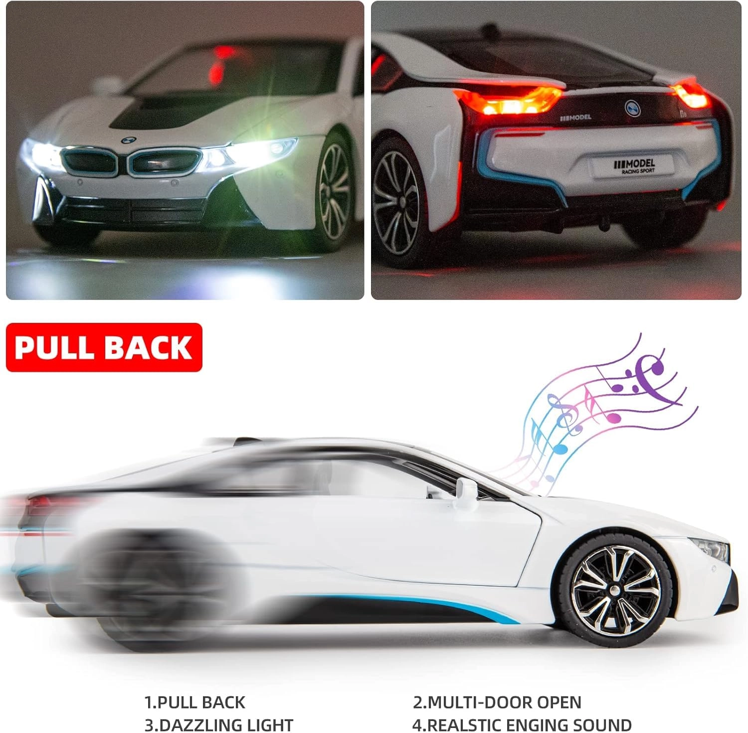 Aston Martin 1:22 - Sound Light Pull Back