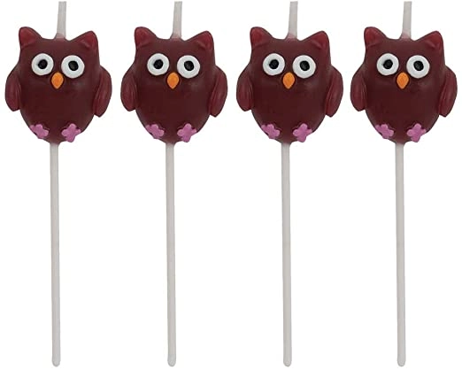 CREATIVE CONVERTING Owl Pal - Birthday Candles Molded Pick Sets