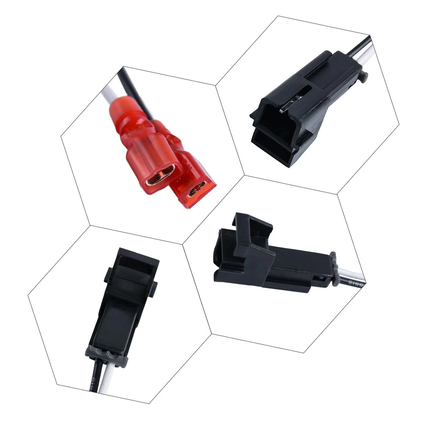 72-4568 - 2 Pairs (4 Pack) Speaker Harness