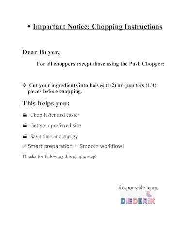 Push Chopper - 1.1L 5 Blades