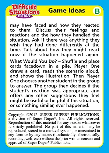 Difficult Situations Fun Deck - 56 pieces