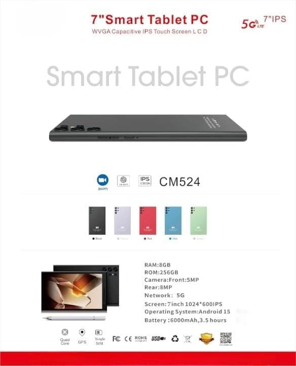 CM524 - 6GB 7.00 in 128 GB