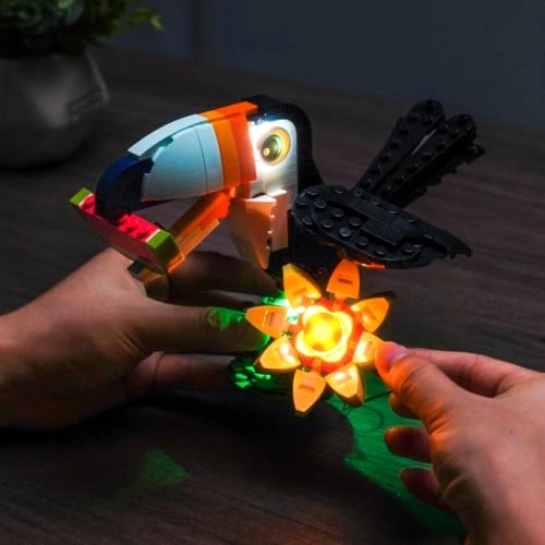 LED Light Set - Compatible with 31173 Tropical Toucan USB & Battery Powered