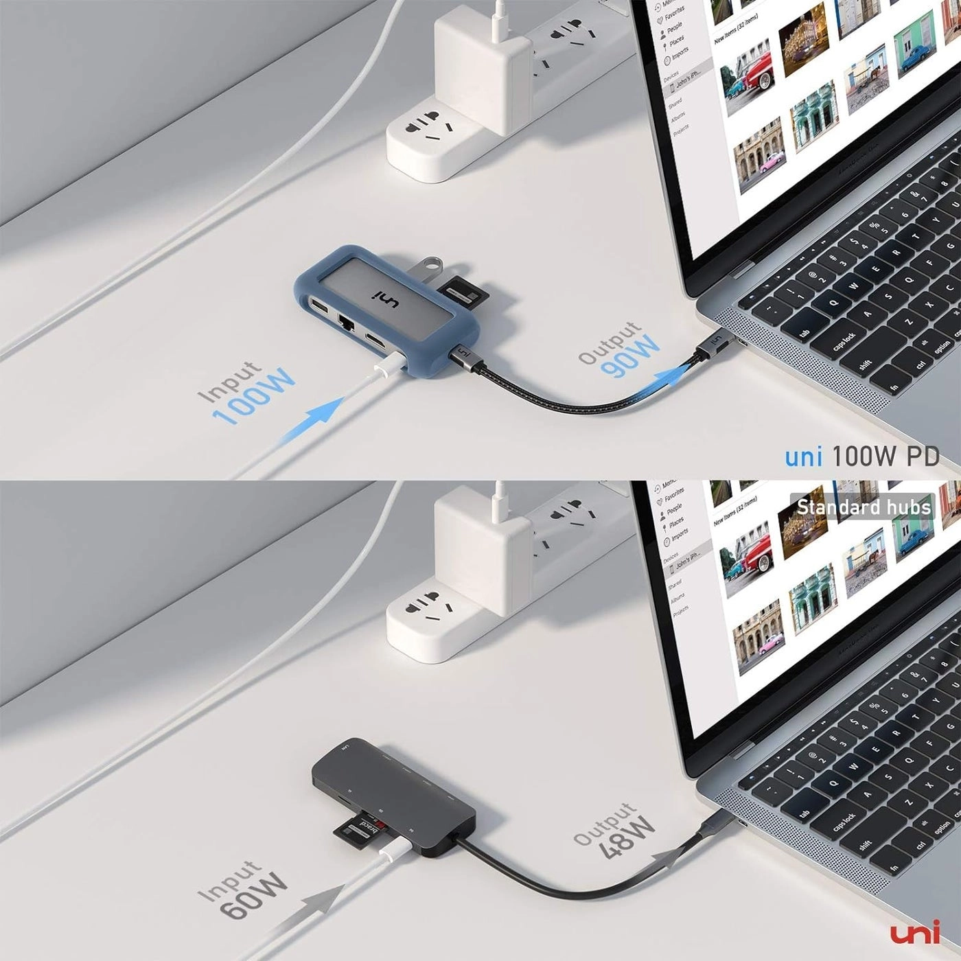 USB C Hub - 8-in-1 4K HDMI 100W PD