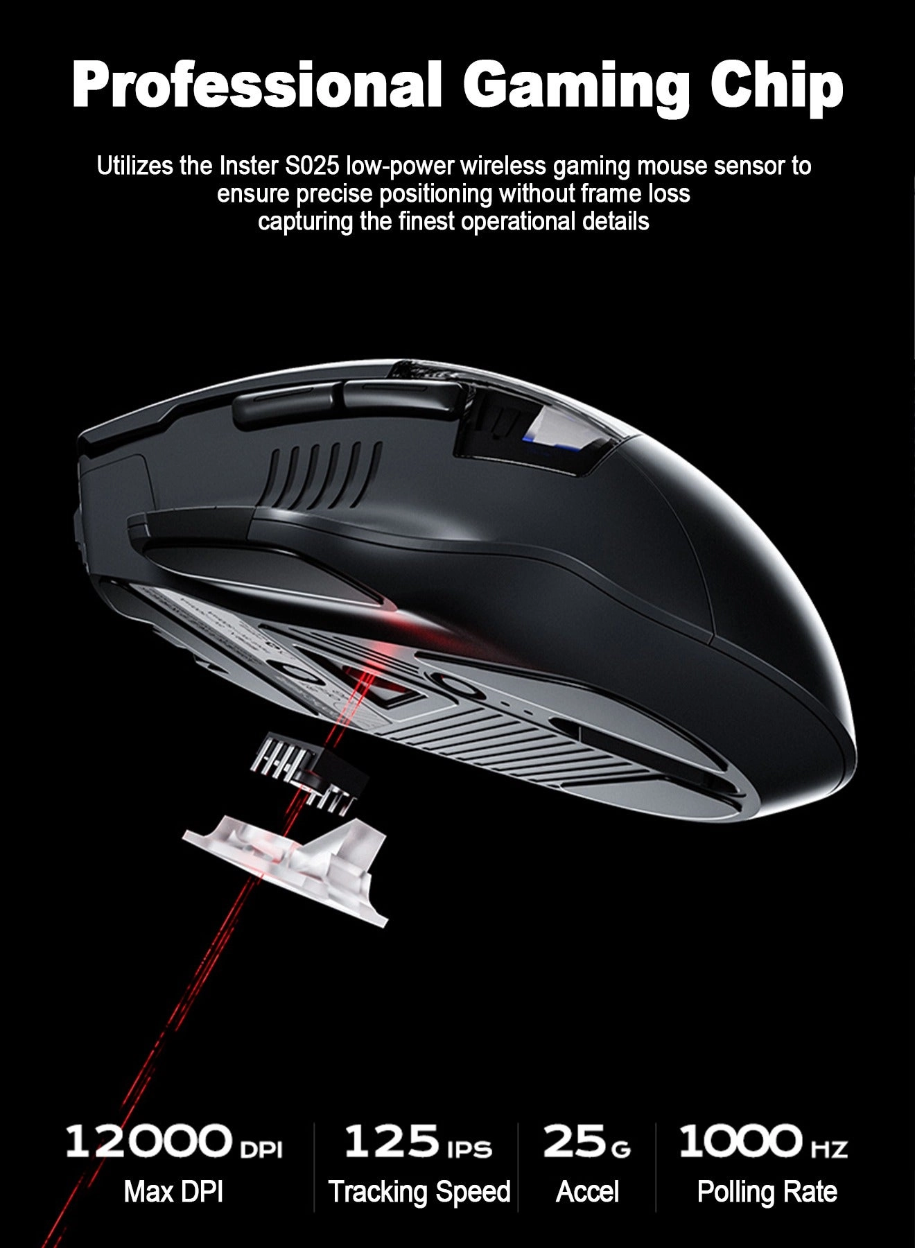 IN9 Tri-mode Wireless Mouse - Wireless