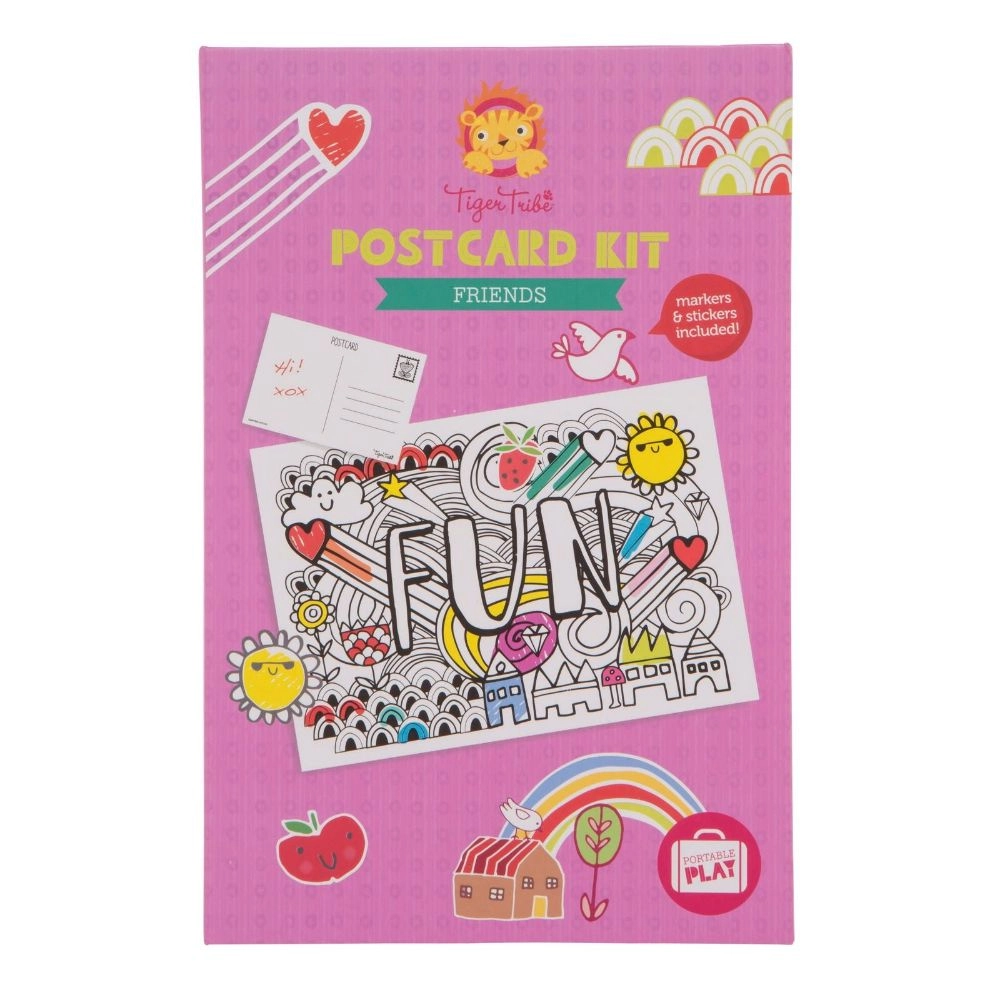 Postcard Kit Friends- 3+ years 30 pcs