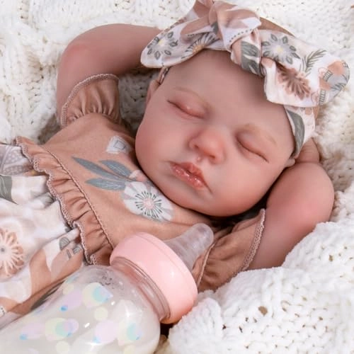 Reborn Baby Doll - 20-Inch Baby Girl Poseable Limbs Kit Ages 3+