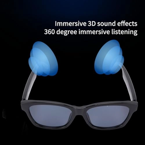 AI Translation Smart Glasses - Real Time Translation Microphone Speaker