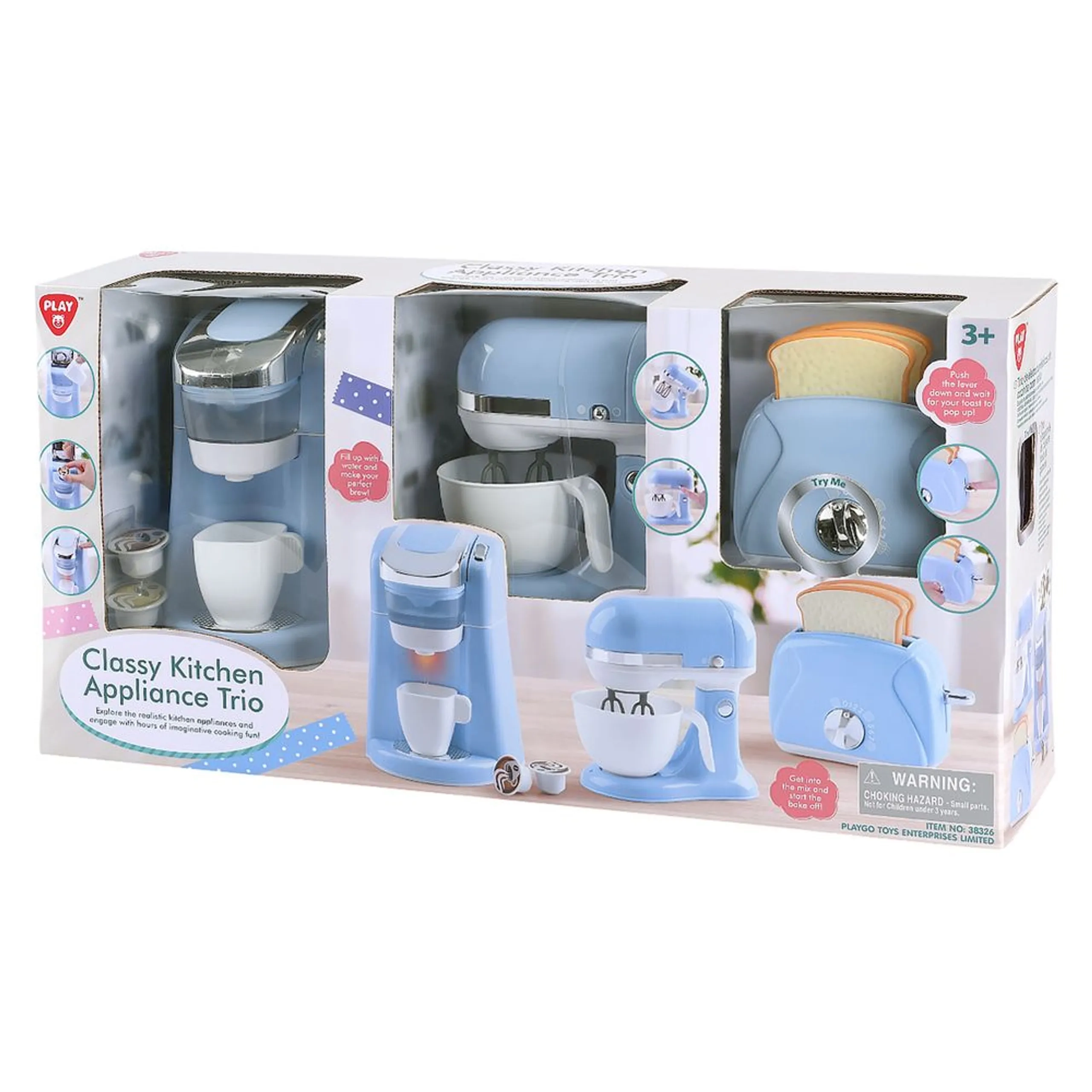 Play&Go Classy Kitchen Appliance Trio - 3 pcs (2169971-38326_PL)