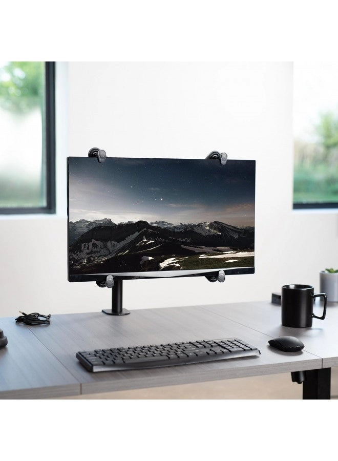 Single Monitor Desk Mount - Single 13 to 38 inch 75x75mm and 100x100mm
