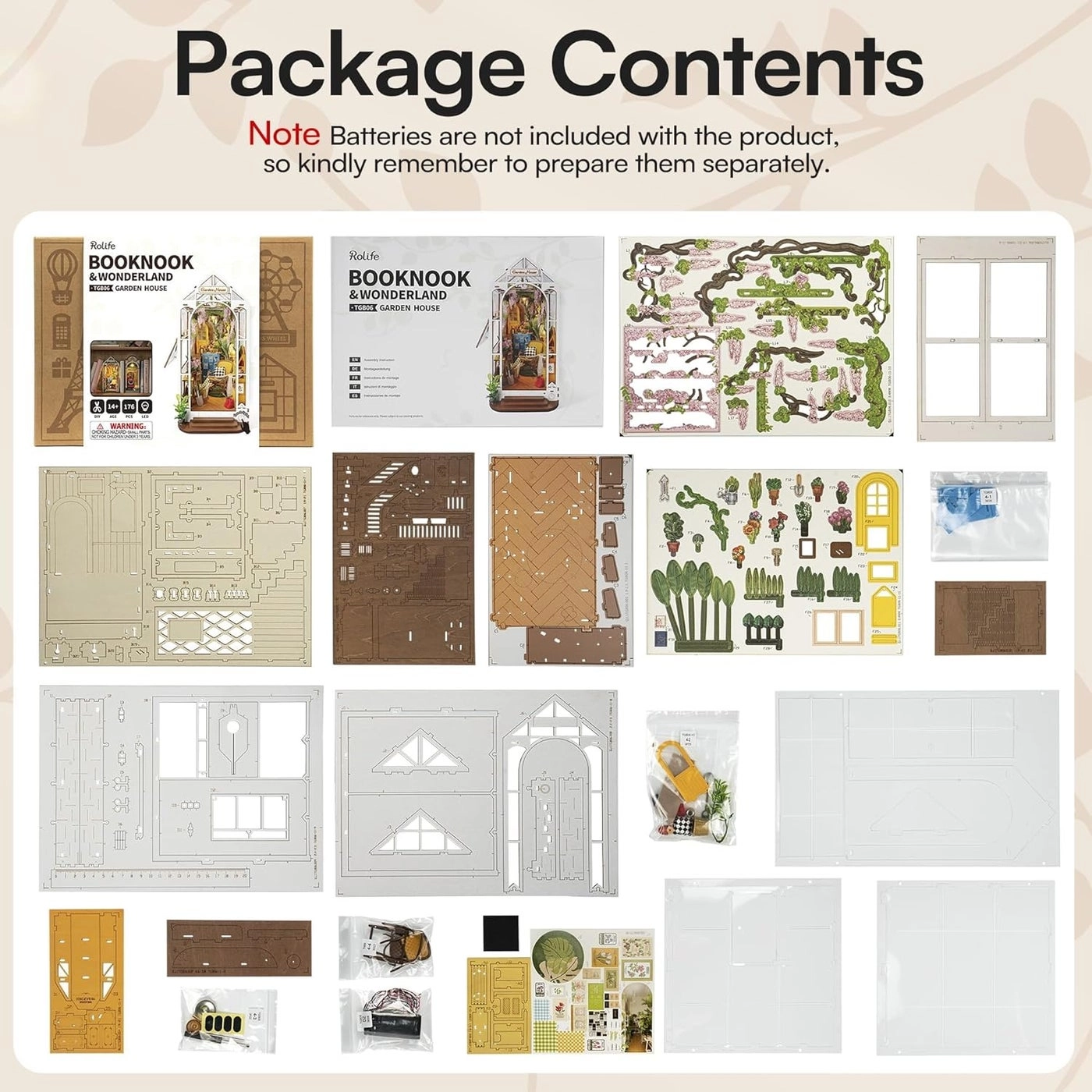 DIY Miniature Dollhouse Kit - Dreamy Garden