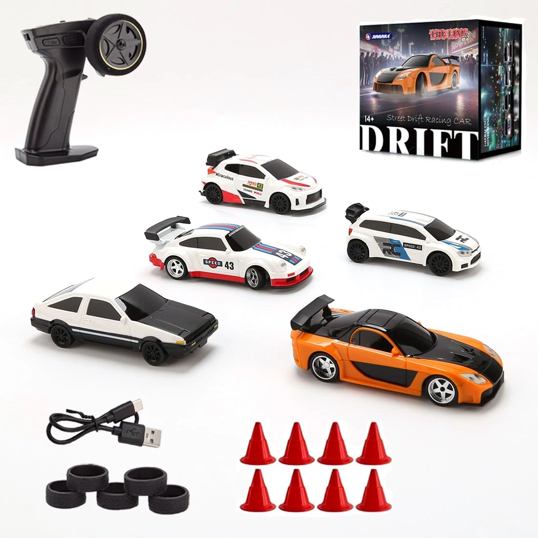 Mini RC Drift Car - 1/43