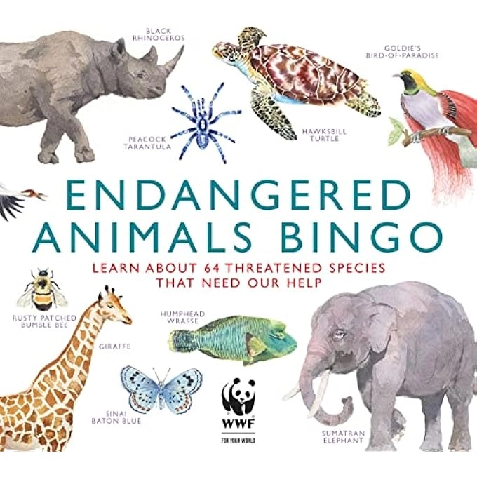 rayihni ENDANGERED ANIMALS BINGO