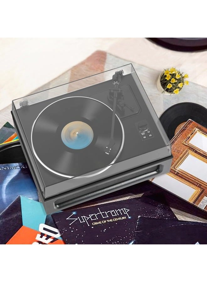 HQ-KZ018 - Pure Black Bluetooth 33 1/3 & 45 RPM