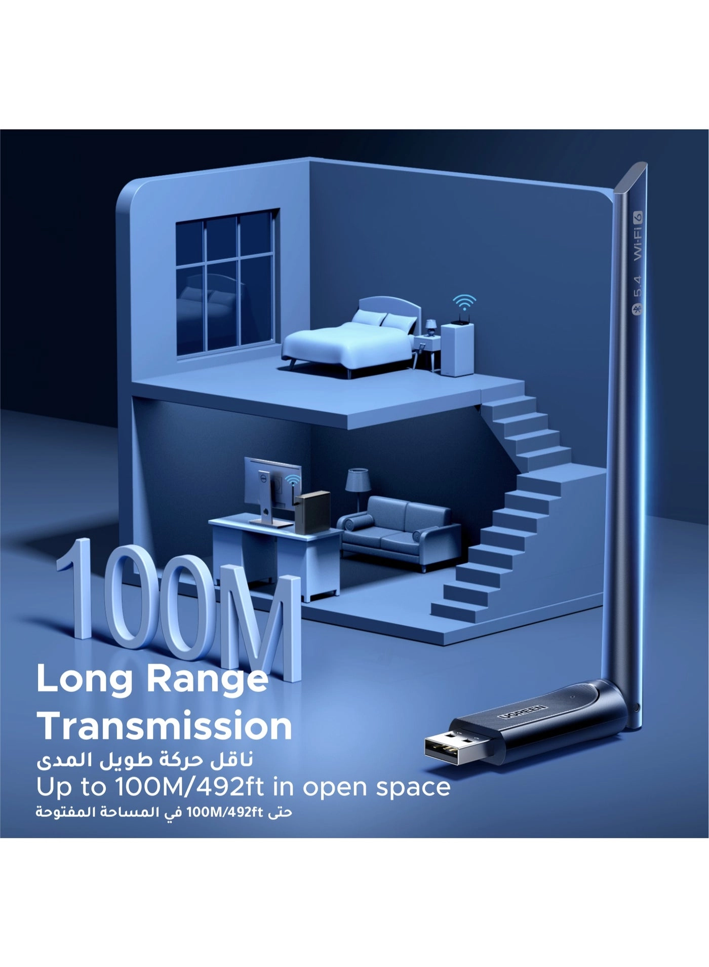 AX900 - 2.4Ghz & 5Ghz USB WiFi 6