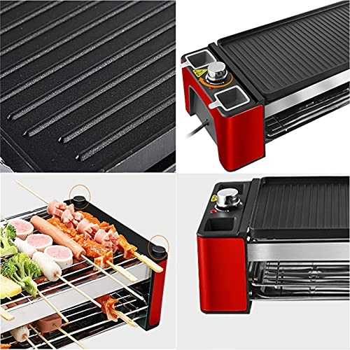 2-tier electric grill pan - 1200 W 5-7 peoples