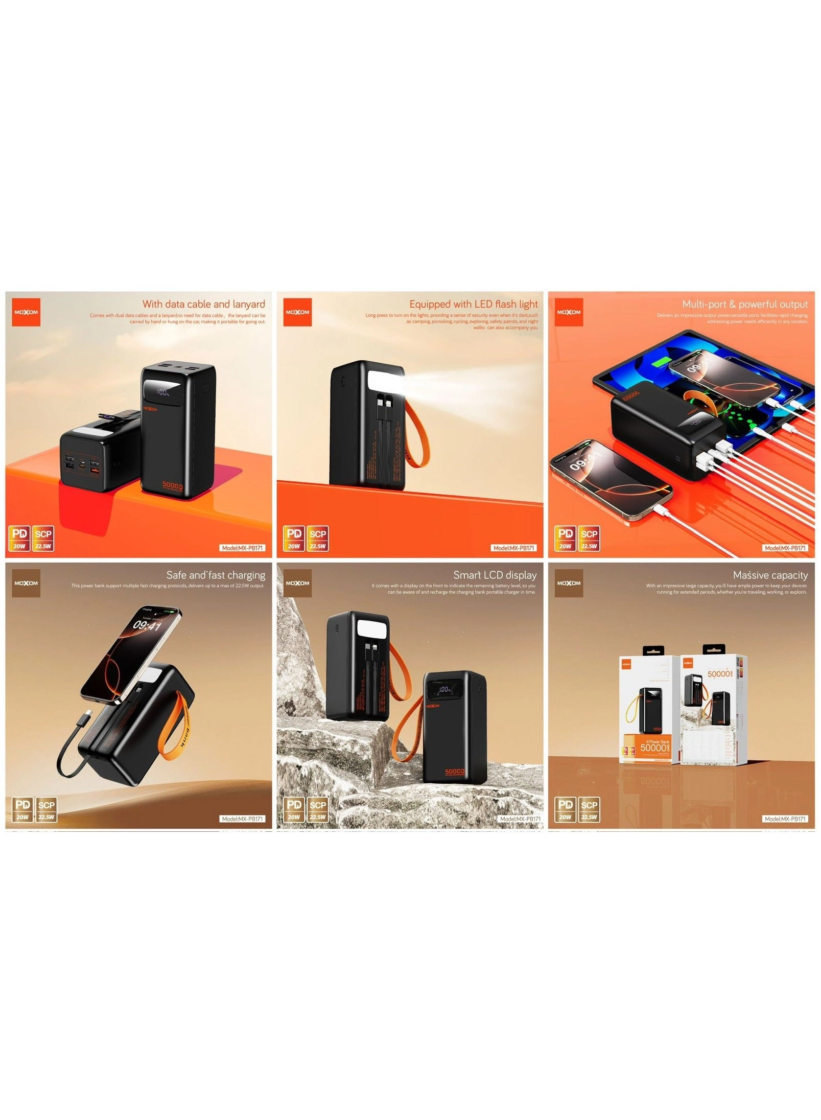 MX-PB171 - 50000mAh 20W 22.5W