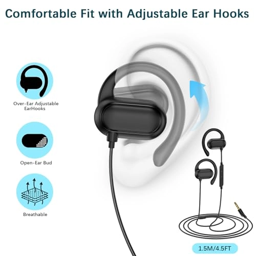 Open Ear Wired Headphone