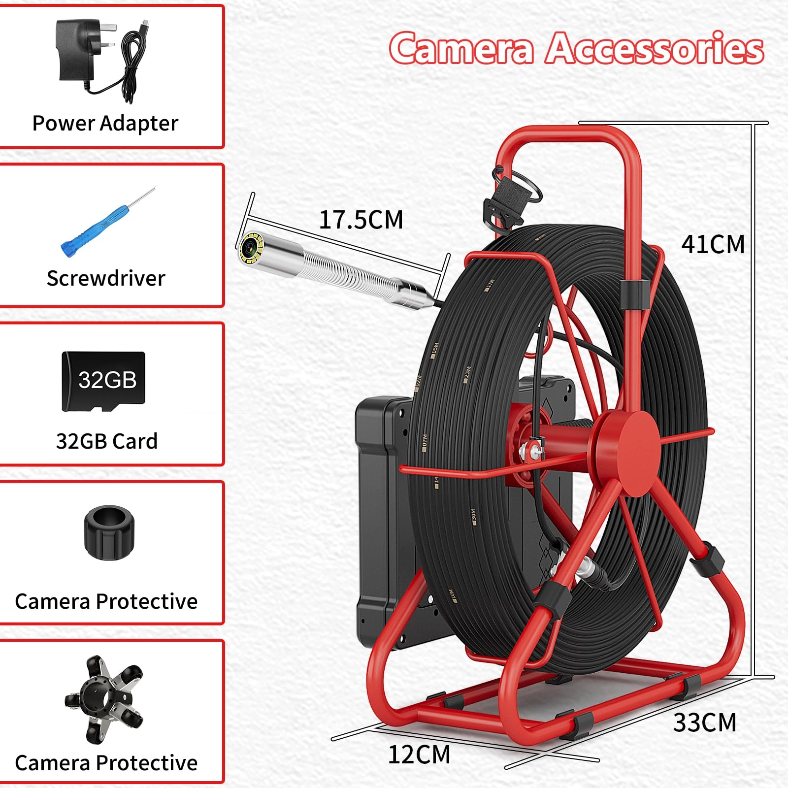 Sewer Camera - 100FT 23MM