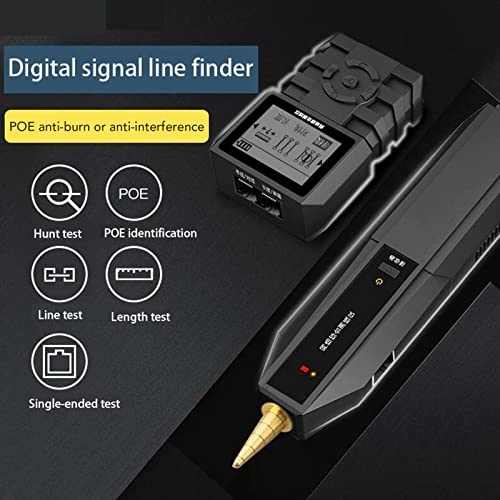 Network Cable Tester - 4P 8P Network Cable, BNC Cable Hunting Alignment Single ended Length POE identification