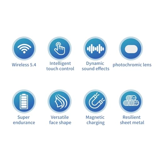 Smart Glasses - Blue Light Filtering Voice Control