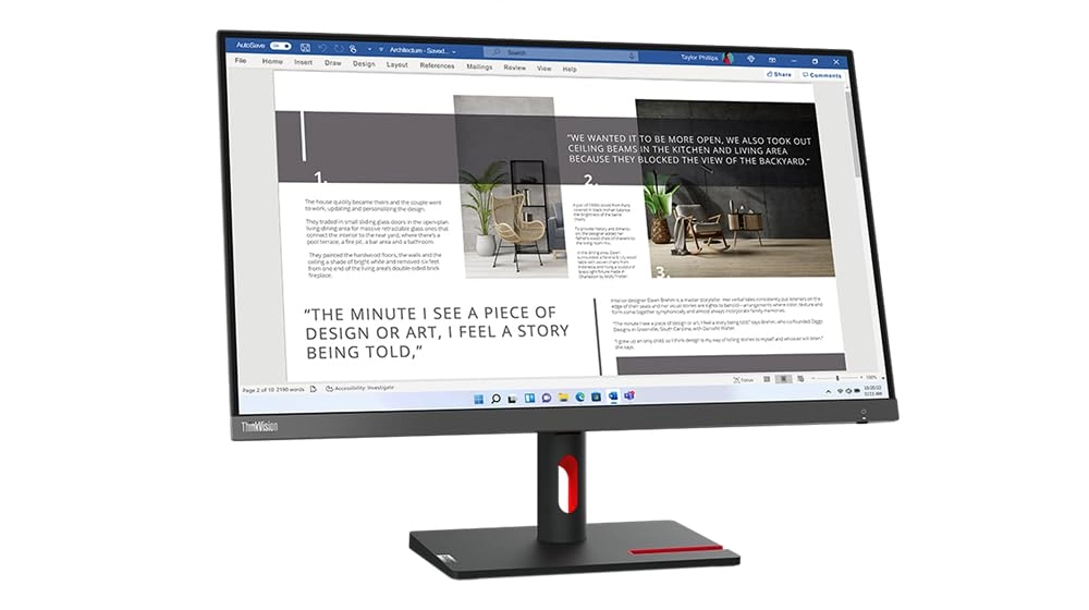 Lenovo ThinkVision S27i-30 - 63DFKAT4EU 27 Inches 1920x1080