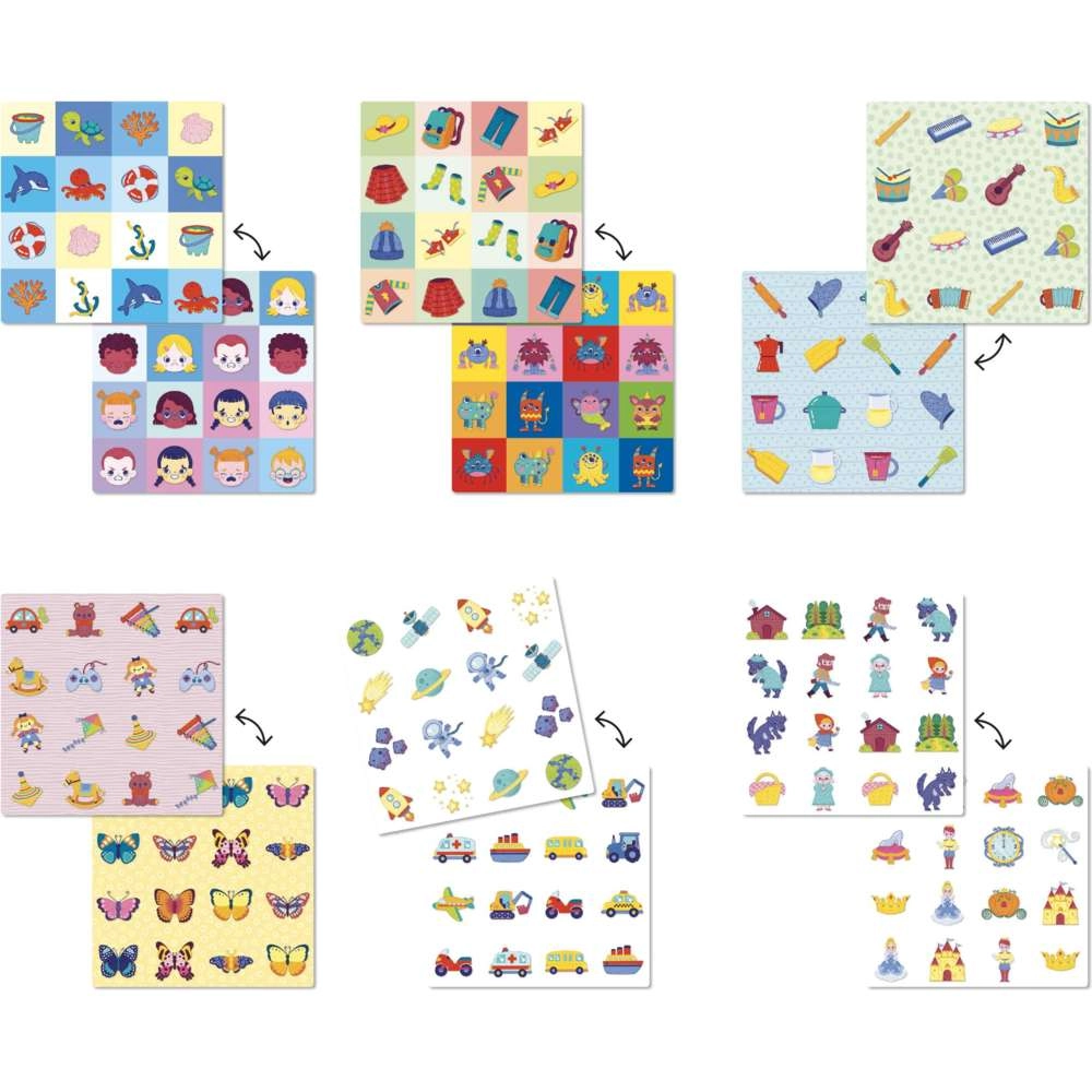 Fanta Memo - 12 double-sided cards 192 drawings