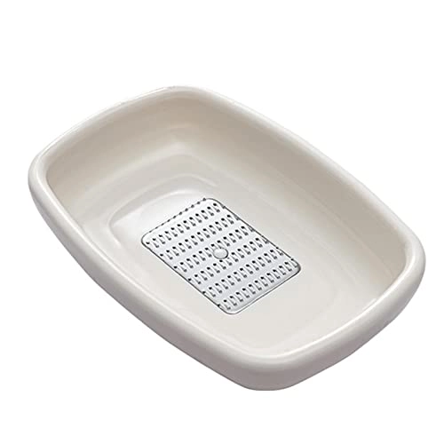 Mini Food Grinder - Portable Hand-Powered White