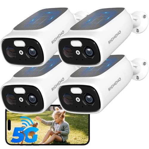 Wireless Outdoor Solar Security Camera 2K Pack