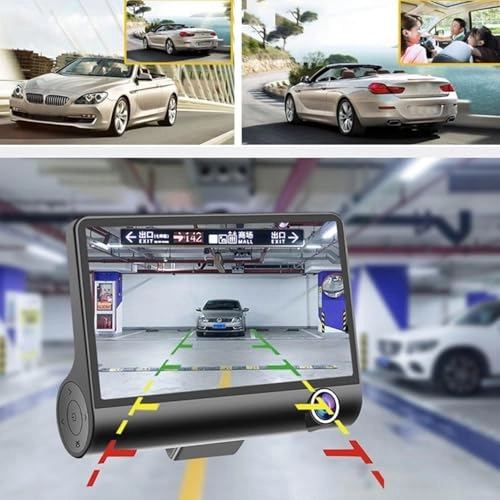 3-Lens Dash Cam - 1080p