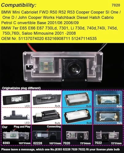 Car Reversing Camera - Night vision 628 x 586 pixels