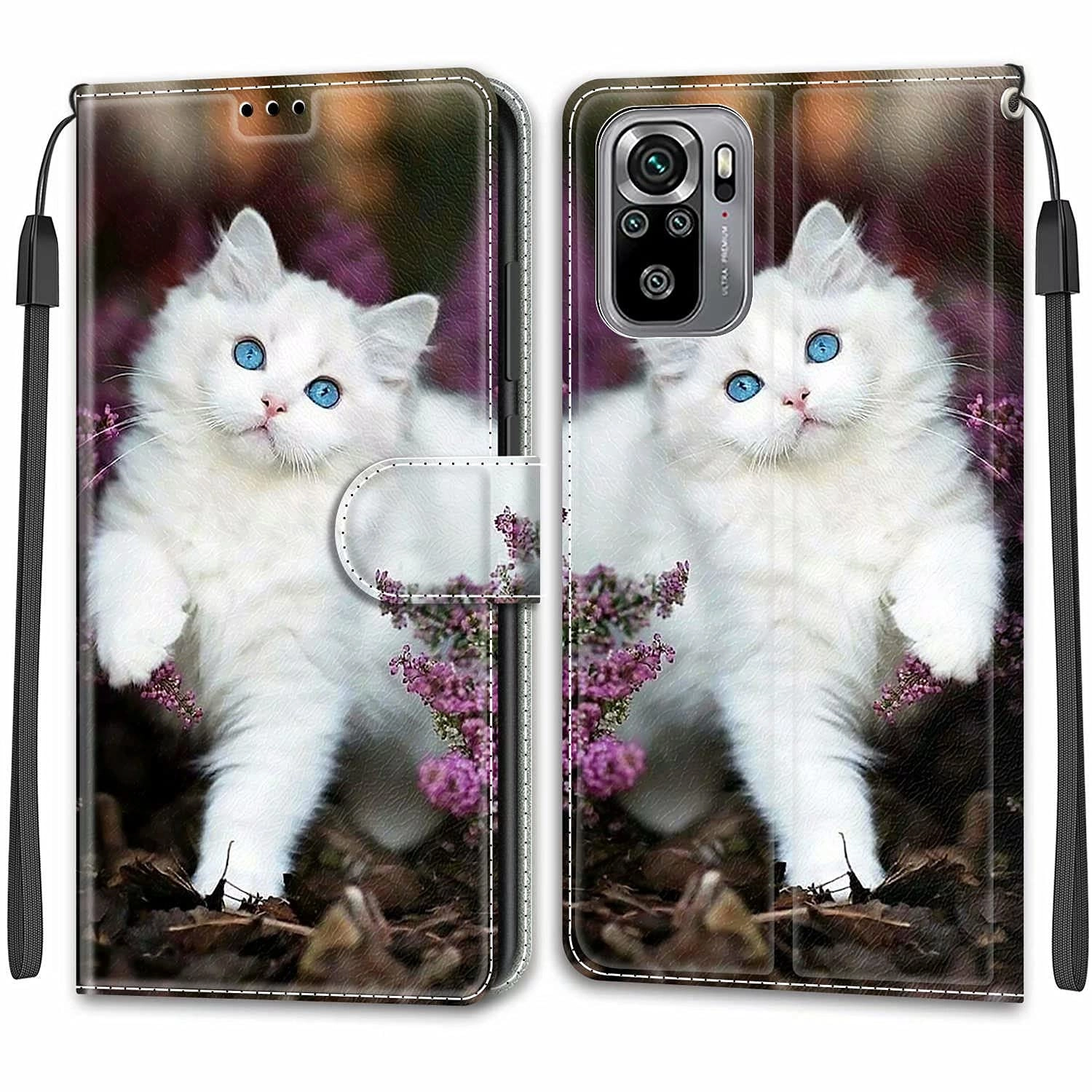 Nadoli Wallet Case Faux Leather Folio for Xiaomi Redmi Note 10 4G