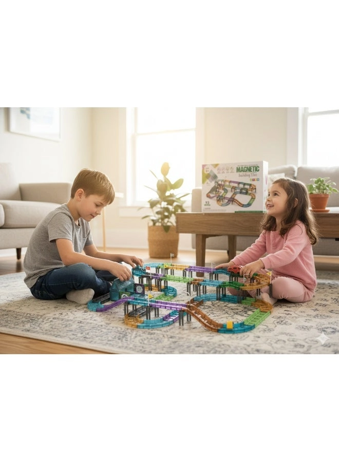 Magnetic Building Tiles Track Set (GD2205023)