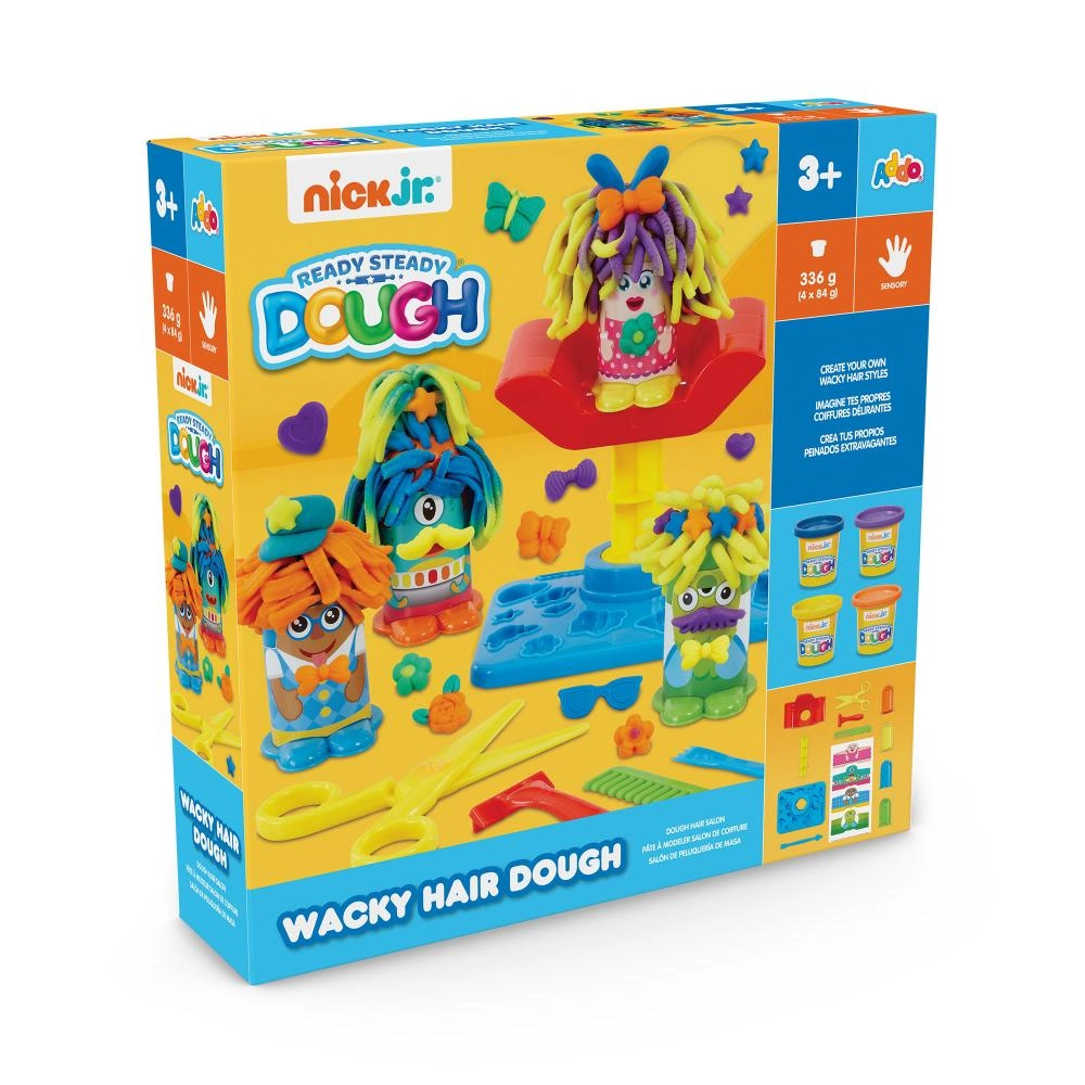 Ready Steady Dough Wacky Hair Play Dough - 3+ years