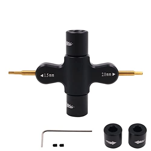 Quick Release Wrench Tool - 4 IN 1 Aluminum Alloy 80x50mm