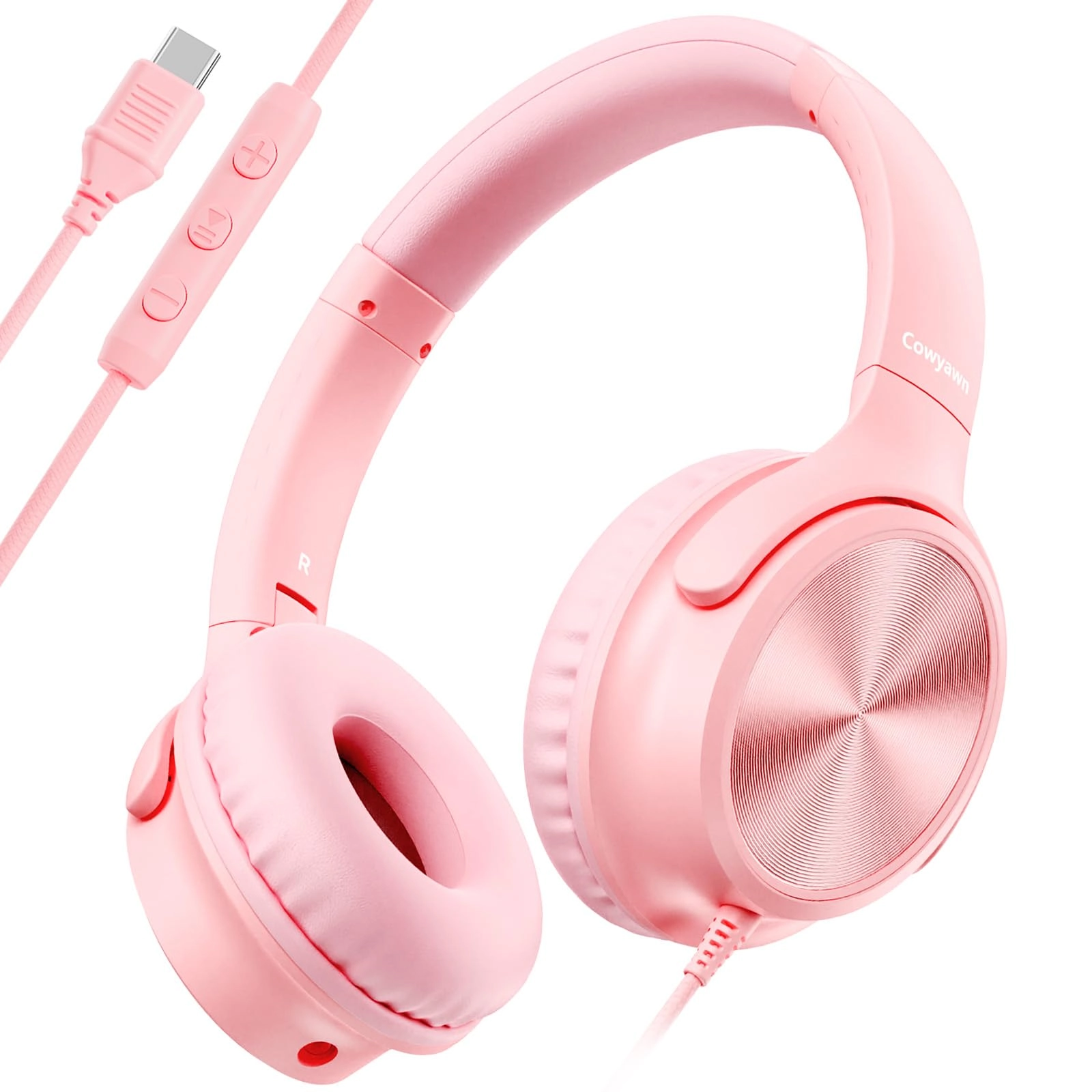 USB Type C Kids Headphones Wired Headphone