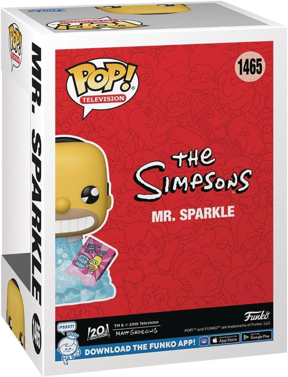 Mr Sparkle - Simpsons - Pop! Tv Diamond Glitter Exclusive Vinyl Figures
