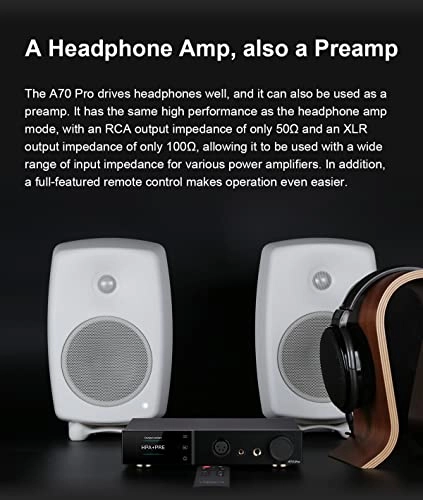 A70 Pro - Fully Balanced Relay Volume Control 17000mW*2