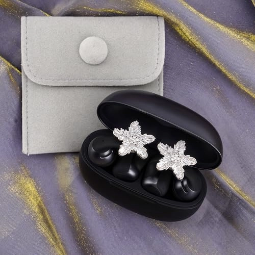 Snowflake Charm for Open-Ear Earbuds - Clip-On Detachable