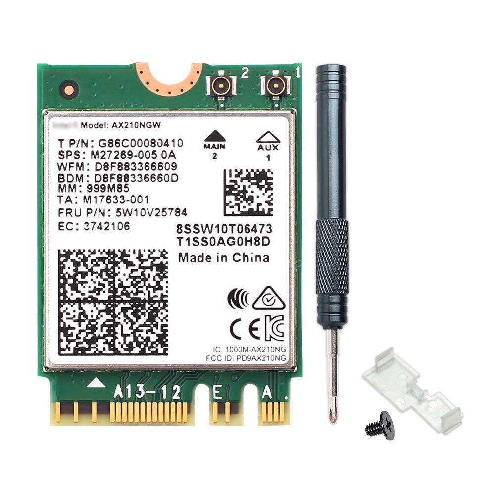 REKONG AX210NGW - Tri-Band M.2 2230 Wi-Fi 6E