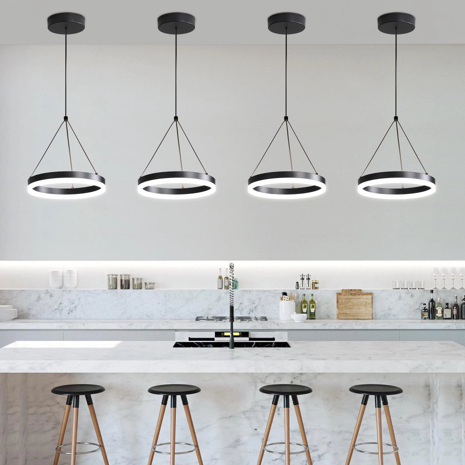 Mikeru Round Pendant Light - 120cm Pack